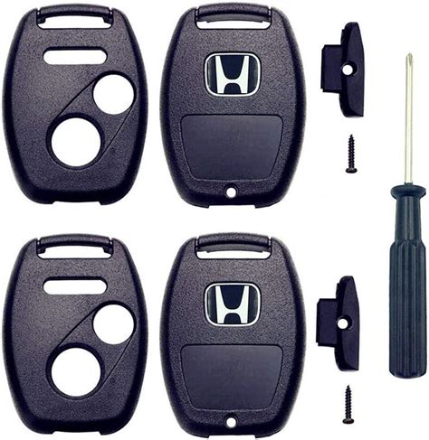 Amazon.com: 3 Buttons Replacement Key Fob Shell Case Fit for Honda Accord Crosstour Civic CR-V ...