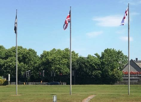 Is anyone saluting? The flag of St George makes an appearance at County ...