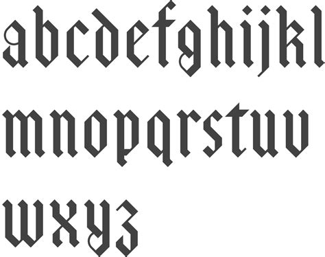 MyFonts: Blackletter typefaces | Lettering alphabet, Myfonts, Lettering