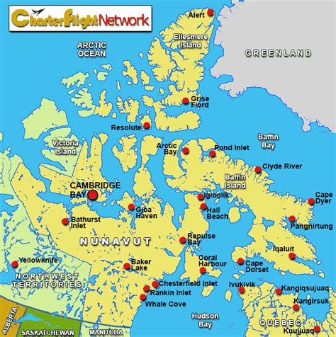 Cambridge Bay Nunavut Charter Flights / Nunavut Charter Flight Network