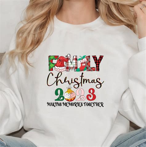 Family Christmas Sweatshirt for Gathering, 2023 Family Christmas ...