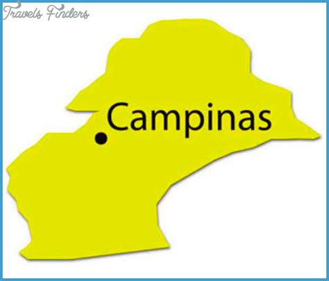 Campinas Map - TravelsFinders.Com