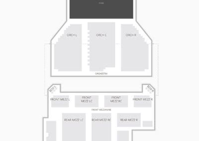 Broadway Theatre Seating Chart | Seating Charts & Tickets