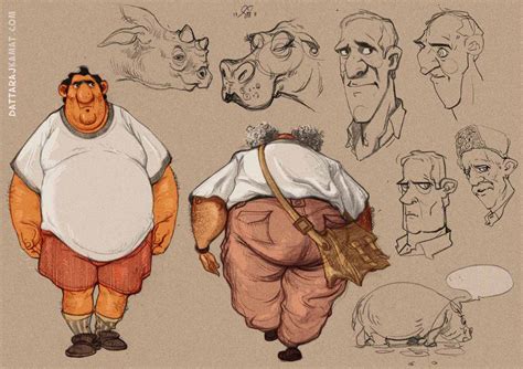 DATTARAJ KAMAT Animation art: Today's stuff from the sketchbook...