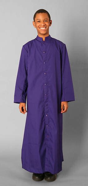 Abbey Brand Style 215 Button Front Acolyte Cassock | Cokesbury