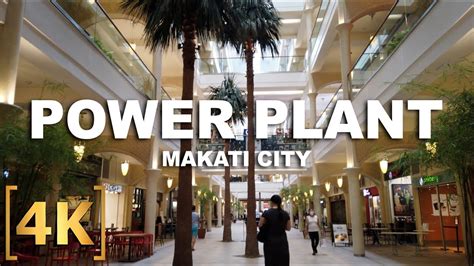 Power Plant Mall | Walking Tour | Rockwell Center | 4K | Tour From Home TV | Makati, Philippines ...