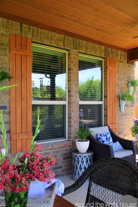 DIY Cedar Shutters | Iris Nacole