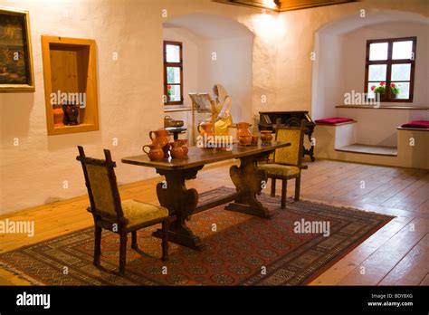 Interior of Predjama Castle, Predjamski Grad, near Postojna, Inner ...