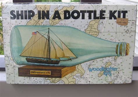 1980 Ship In A Bottle Kit from Woodkrafter by HappilyEraAfter