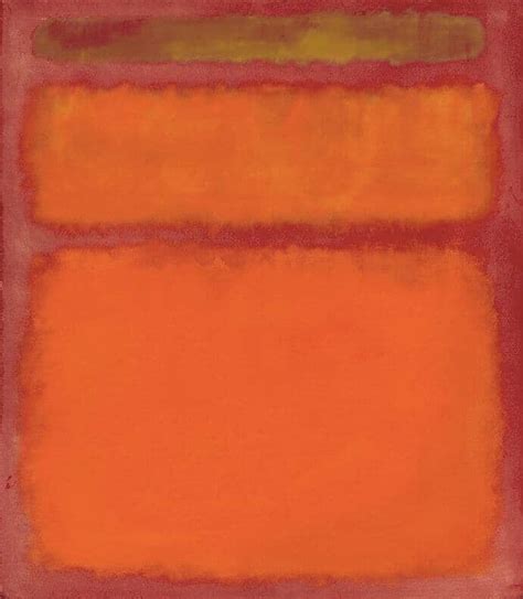 Orange, Red, Yellow, (1961) by Mark Rothko