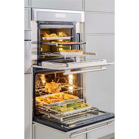 Thermador 30" Masterpiece Double Wall Oven w/ Right Side Opening Door - Stainless Steel ...