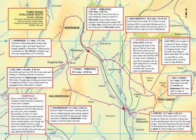 Yorkshire Three Peaks Os Map - Channa Antonetta