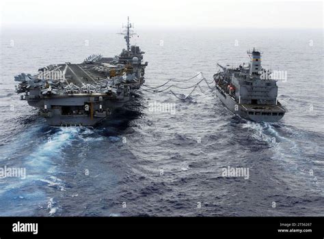 Military Sealift Command, msc, refueling, UNREP, USNS GUADALUPE, USS ...