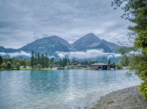 Mountain lake, camping site : r/pics