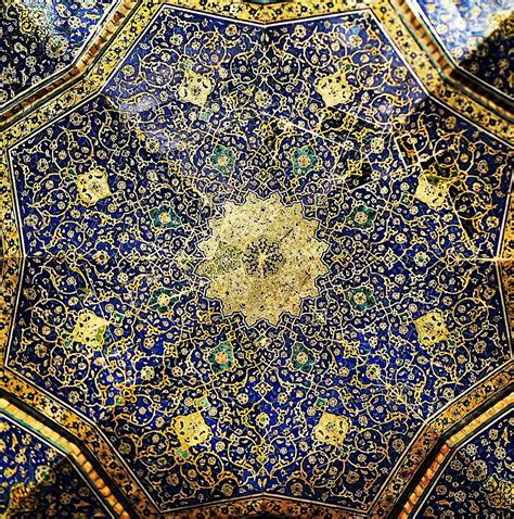 The Hypnotizing Beauty Of Iranian Mosque Ceilings | Bored Panda