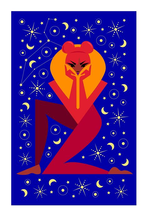 LEO Zodiac Art Print - Etsy