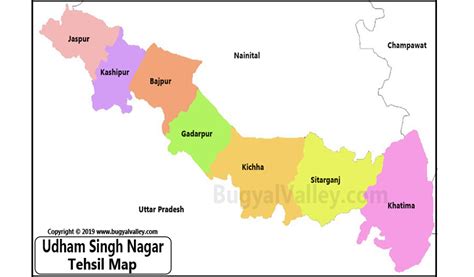 Udham Singh Nagar Map