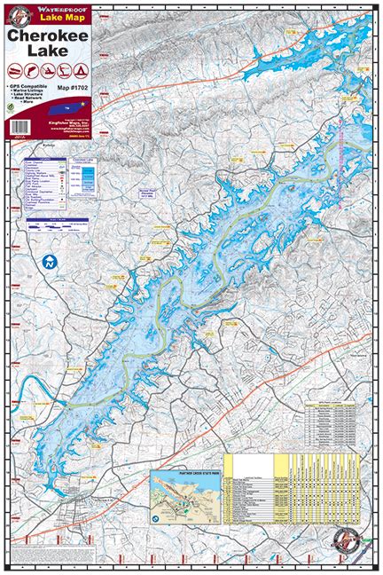 Cherokee Lake #1702 – Kingfisher Maps, Inc.