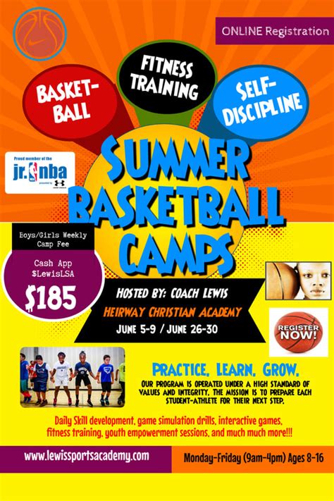 Summer Basketball Camp 2023 - Heirway Christian Academy | Private, Christian PreK-12 School in ...