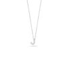 18K WHITE GOLD TINY TREASURES DIAMOND LOVE LETTER “J” NECKLACE - Roberto Coin - North America