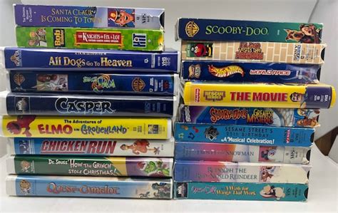 Lot of 20 VHS Movies for Kids - Etsy Australia