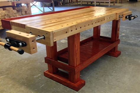 laminated maple workbench top woodworking bench made in the original ...