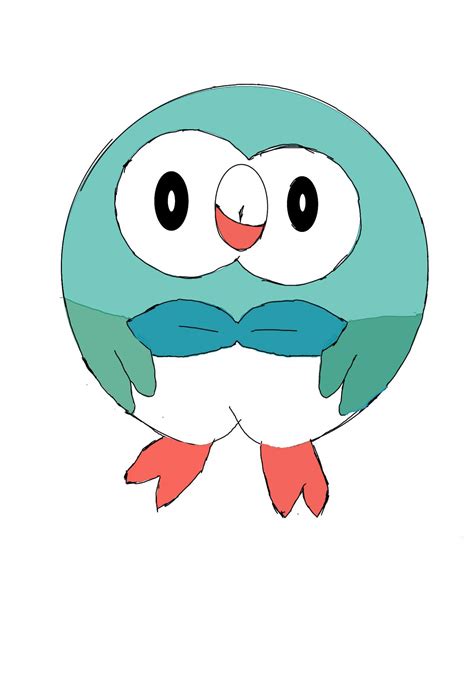 Shiny rowlet digital art | Pokémon Amino