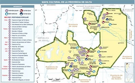 Cultural map of the Province of Salta | Gifex