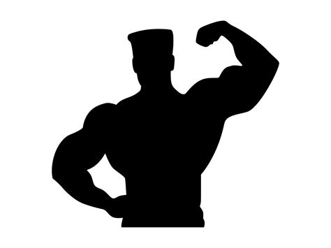 Muscle Man SVG
