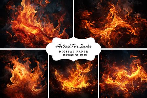 Abstract Fire Smoke Background Graphic by Rainbowtown · Creative Fabrica