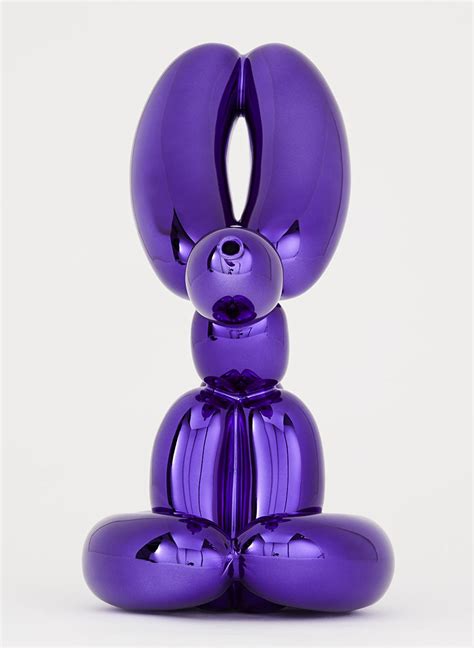 Jeff Koons, Balloon Rabbit (Violet), 2019, Sculpture