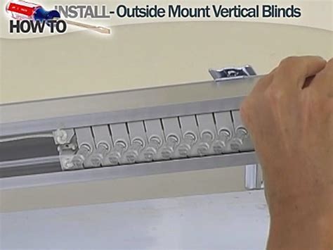 How to Install Vertical Blinds Video- Outside Mount » InstOMBlindVert ...