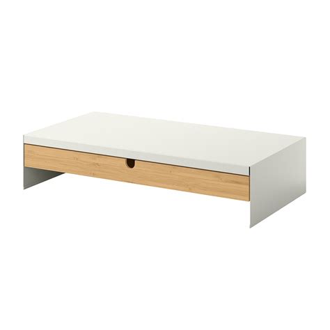 Ikea ELLOVEN Monitor Stand With Drawer, White NEW | ubicaciondepersonas.cdmx.gob.mx