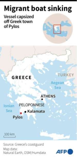 Dozens of migrants dead, 100 rescued as boat sinks off Greece