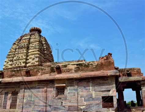 Image of Architecture Of Hindu temples With Temple Shrine of Alampur Jogulamba Temple-LP169602-Picxy