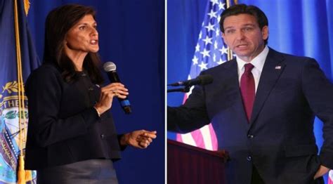 Ron DeSantis-Nikki Haley Gaza refugee fight spills onto airwaves ...