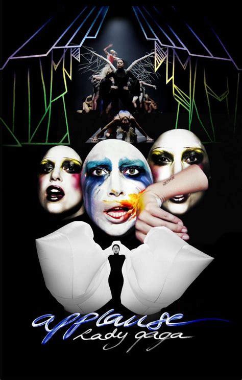 Download Lady Gaga Applause Poster Wallpaper | Wallpapers.com