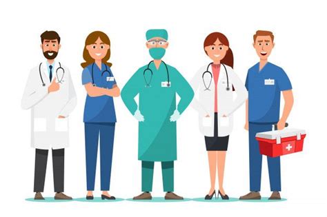 Set of doctor cartoon characters, medica... | Premium Vector #Freepik #vector #people #woman # ...