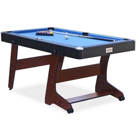 RACK Drogon 5.5-Foot Folding Billiard/Pool Table (Blue) | RACK Pool Tables