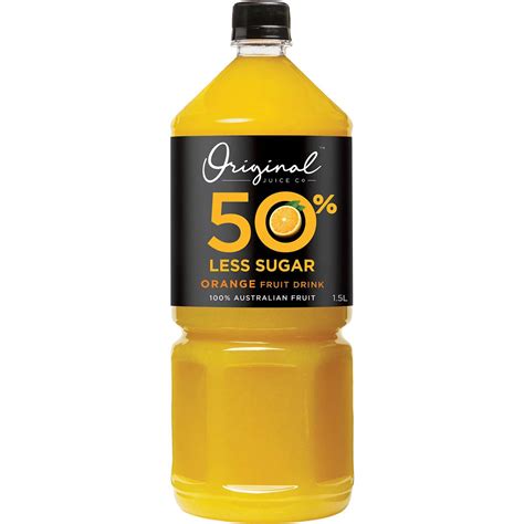 Original Juice 50% Less Sugar Orange Fruit Drink 1.5l | Woolworths