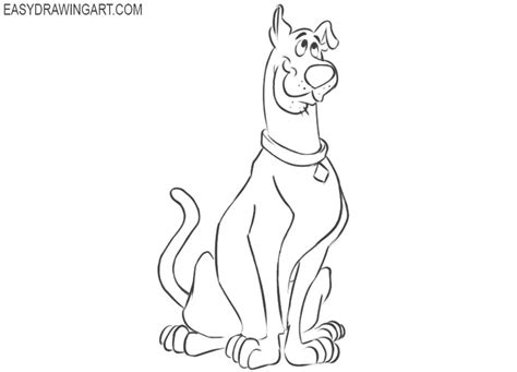 How to Draw Scooby Doo - Easy Drawing Art