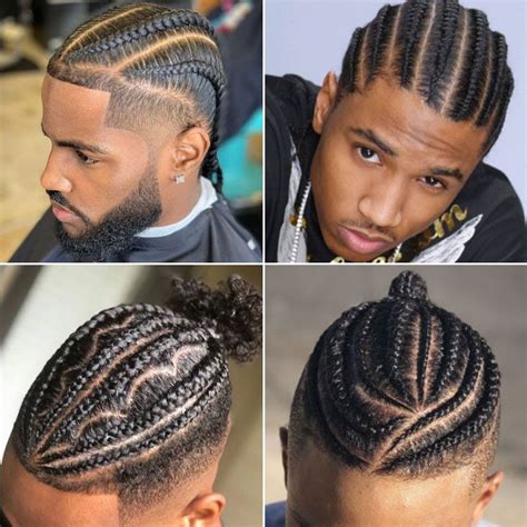 35 Best Cornrow Hairstyles For Men (Mens Braid Styles For 2020) | Cornrow hairstyles for men ...