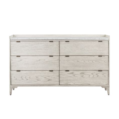 Viggo 6-Drawer Dresser | 6 drawer dresser, Dresser drawers, White oak