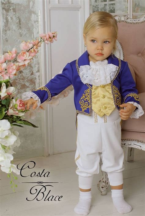 Gold Baby Prince outfit for boy kid newborn ring bearer suit wedding ...