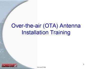 PPT – Over-the-air (OTA) Antenna Installation Training PowerPoint ...