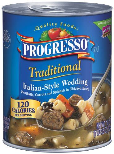 Progresso Traditional Soup, Italian-Style Wedding, 18.5-Ounce Cans ...