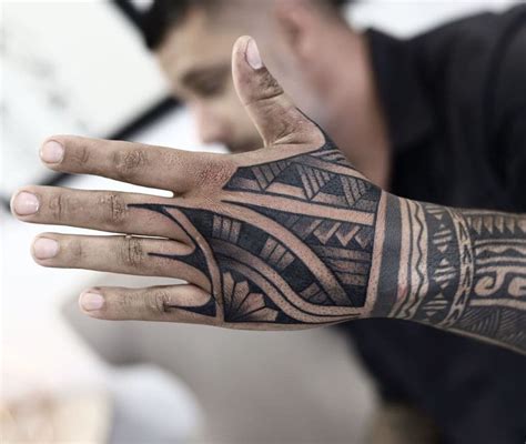 Polynesian Hand Tattoos