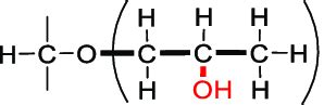 Classical structure of the hydroxypropyl group. | Download Scientific Diagram