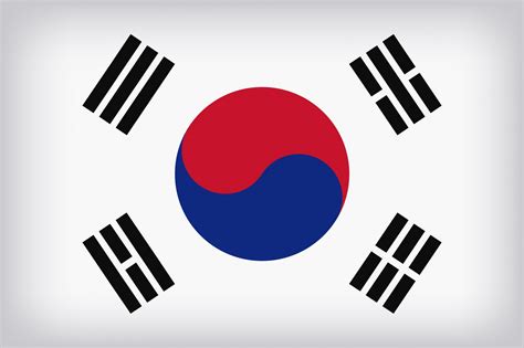 South Korea Flag Free Stock Photo - Public Domain Pictures