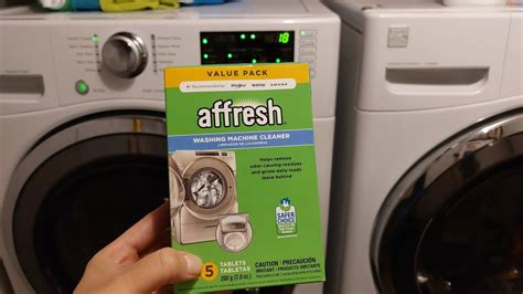 affresh washer machine cleaner review - YouTube